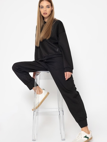 SASSYCLASSY Wide Leg Hose in Schwarz