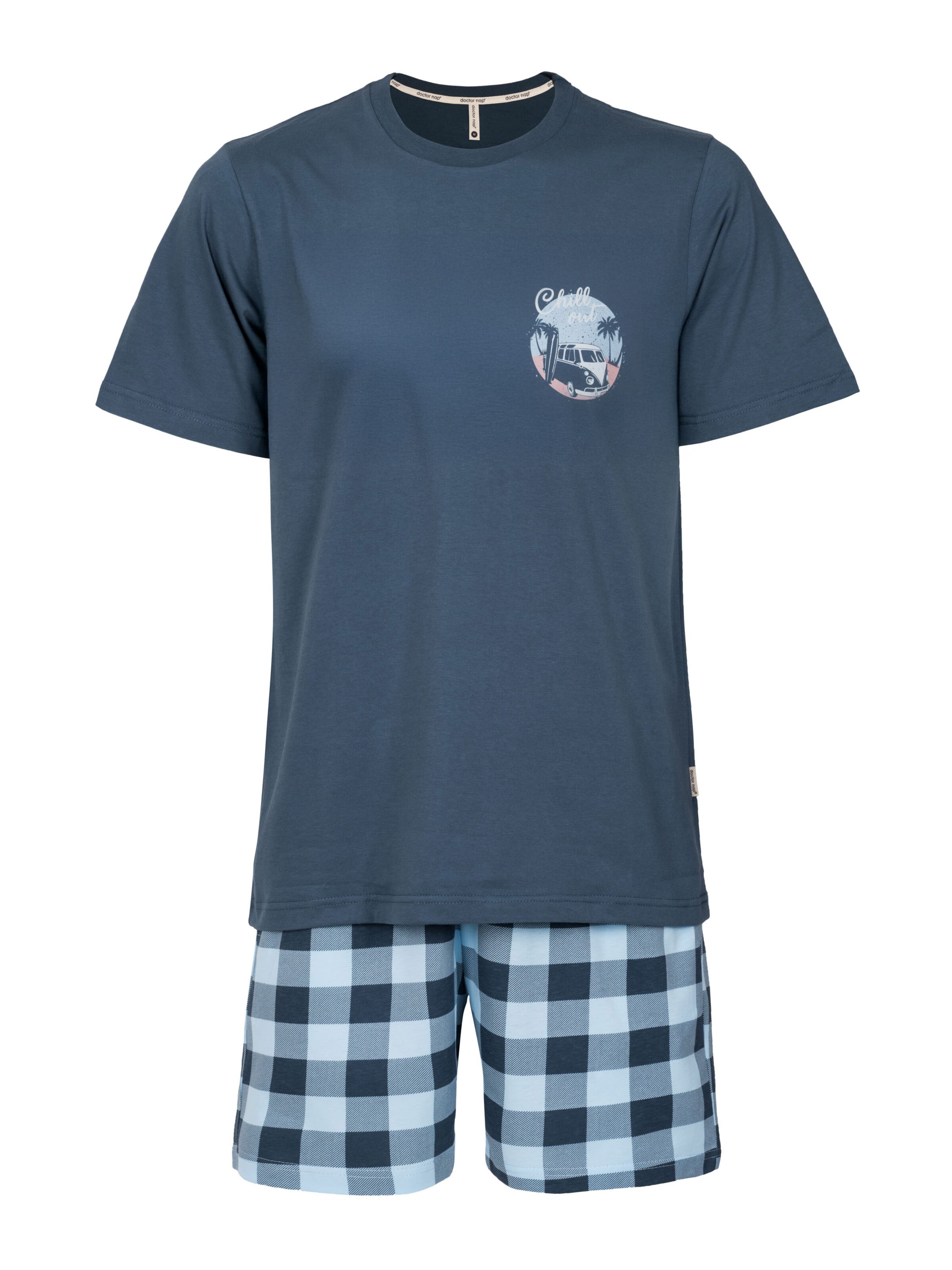 Doctor nap Pyjama‌‌‌‌‌ in Blau: Vorderseite