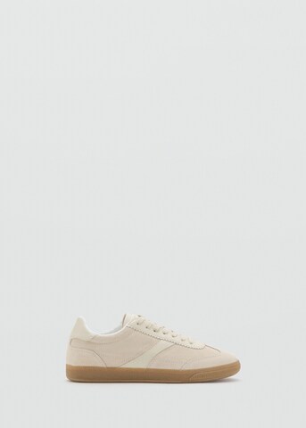 MANGO Sneakers 'Camy' in Beige