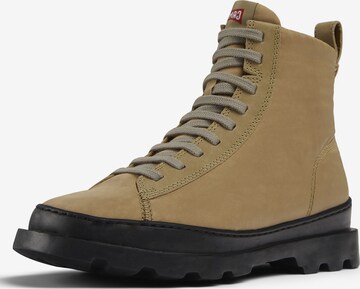 CAMPER Lace-Up Ankle Boots 'Brutus' in Beige: front