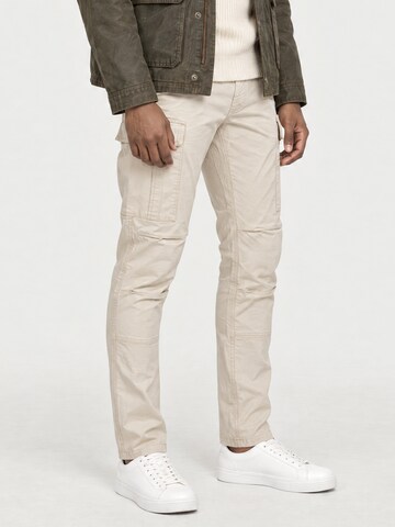 yazubi Regular Cargo Pants 'Jayden' in Beige: front
