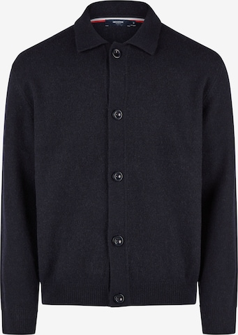 HECHTER PARIS Knit Cardigan in Blue: front