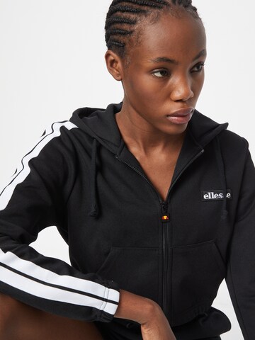 ELLESSE Zip-Up Hoodie 'Roksana' in Black