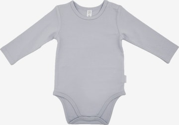 MAXIMO Strampler/Body 'BABY-Body, langer Arm, Jersey Schulterverschluß' in Grau: Vorderseite