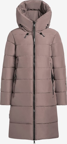 Manteau d’hiver 'Jilias5' khujo en marron : devant