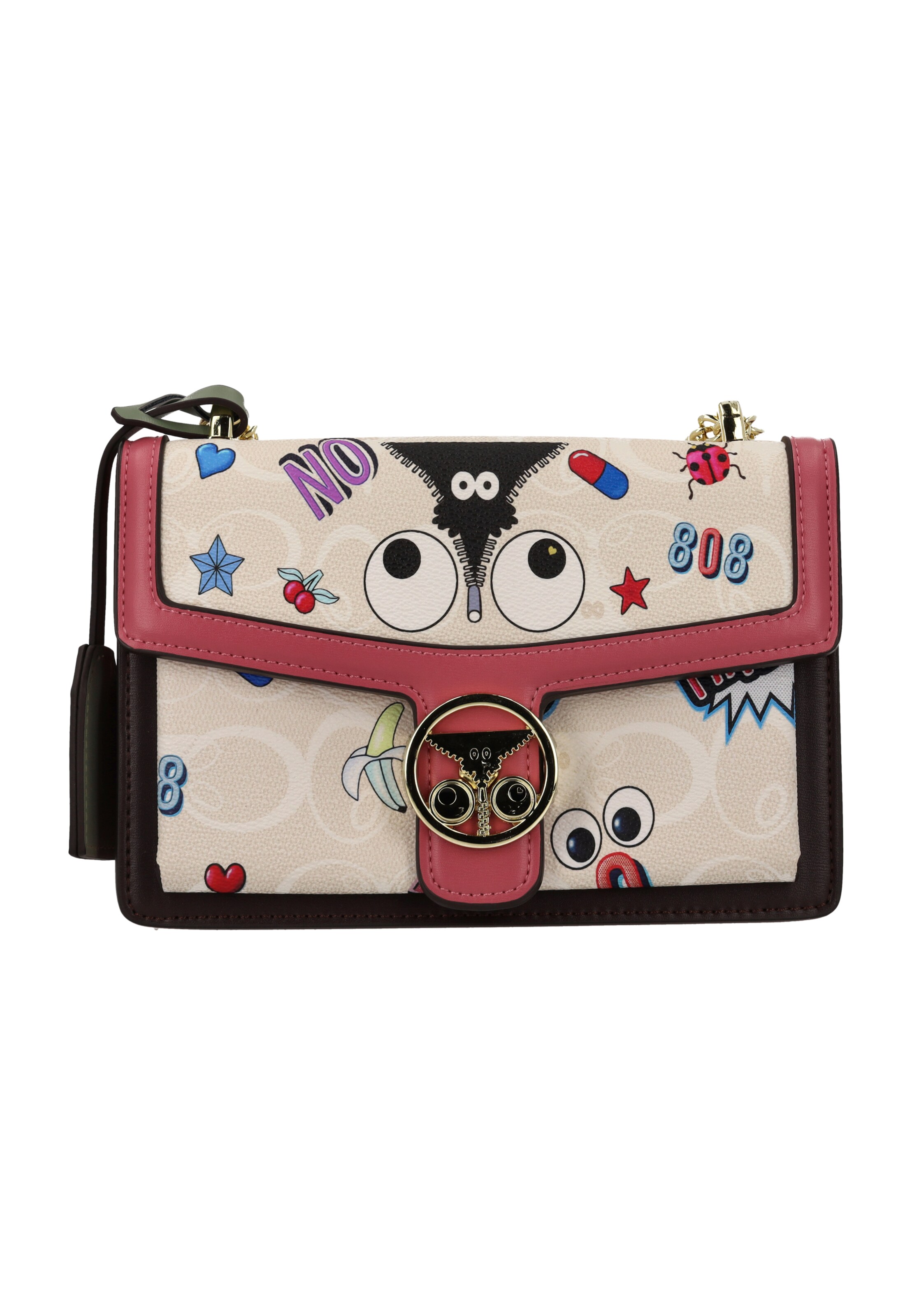 Sac à bandoulière 'Pop Eyetheme' MYMO en blanc : devant