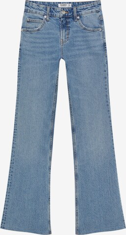 Pull&Bear Flared Jeans i blå: framsida