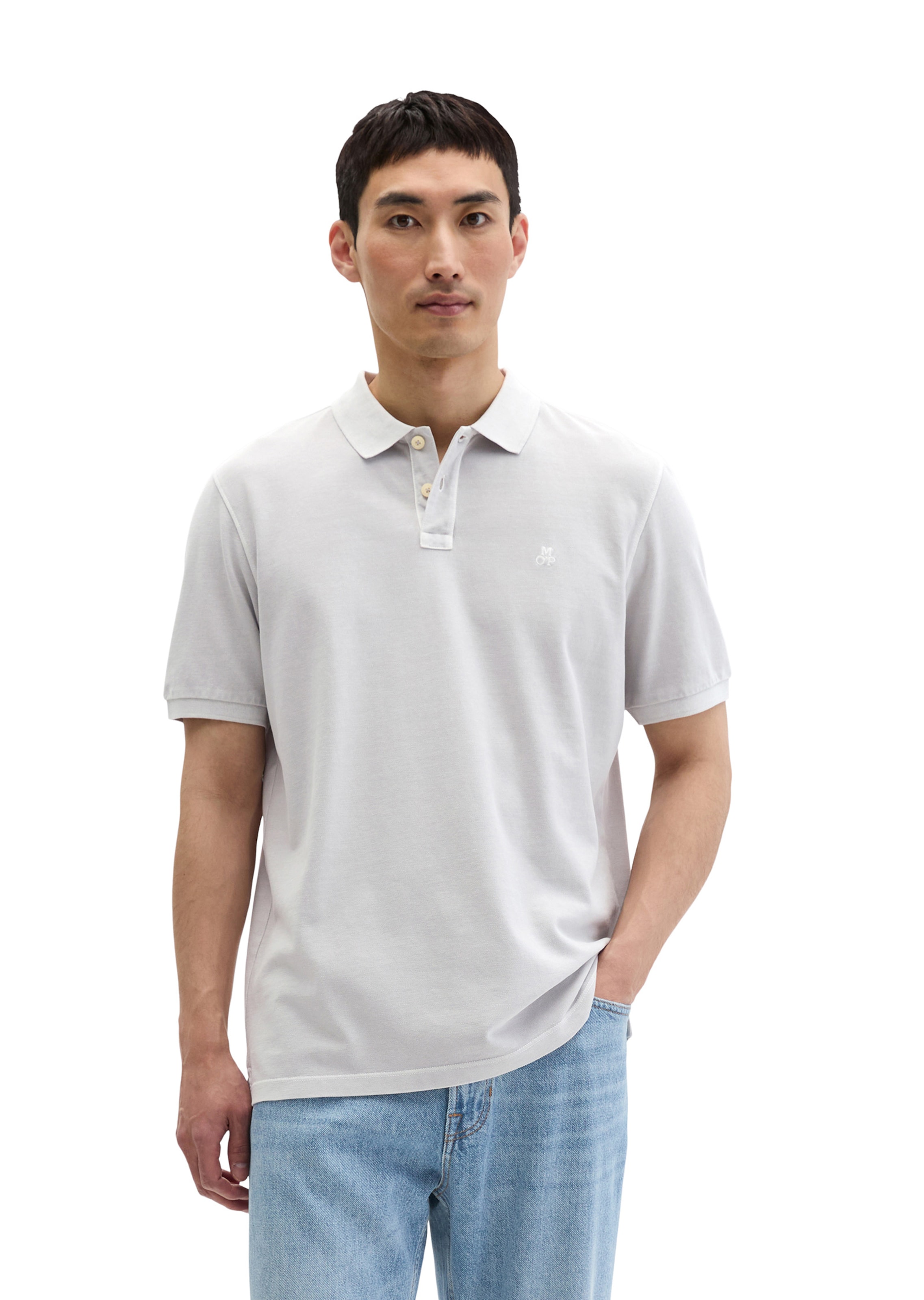 Marc O'Polo Shirt in Grey: front