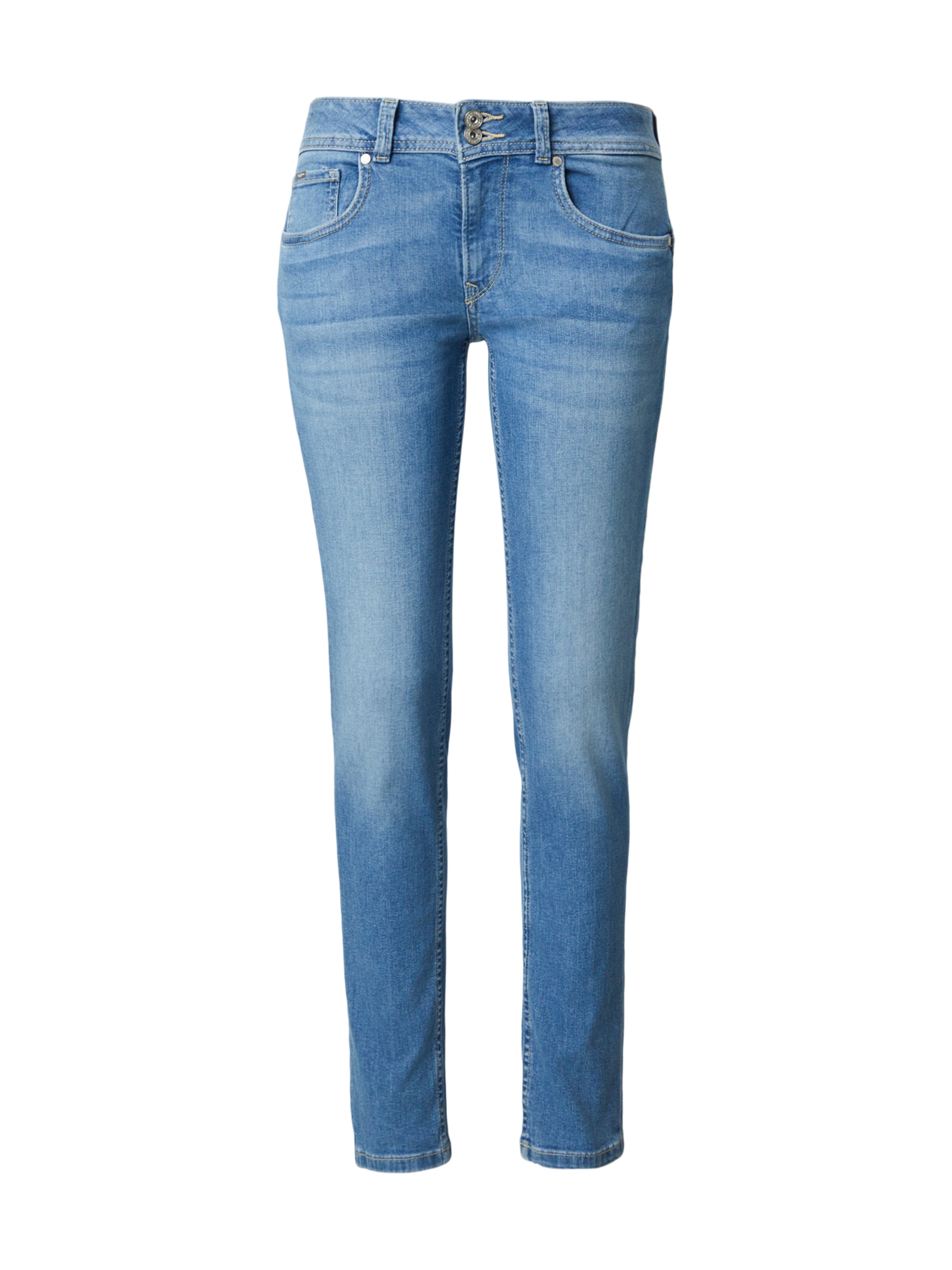 Pepe Jeans Слим фит Дънки 'NEW BROOKE' в синьо: отпред