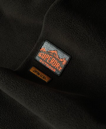 melns Superdry Flīsa jaka