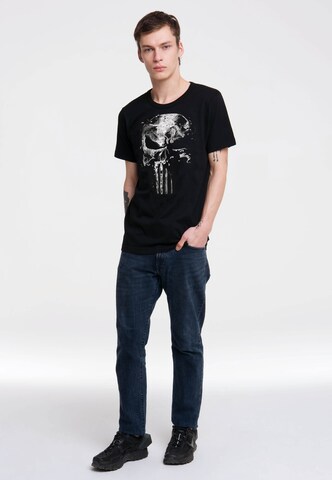 LOGOSHIRT T-Shirt Marvel - Punisher Mercury Skull in Schwarz
