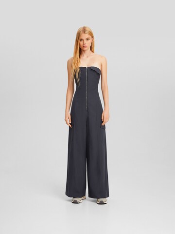 Tuta jumpsuit di Bershka in grigio