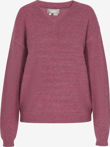 Usha Pullover i lilla: forside