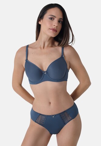 sassa T-shirt BH in Blauw: voorkant