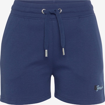 Pantalon BENCH en bleu : devant