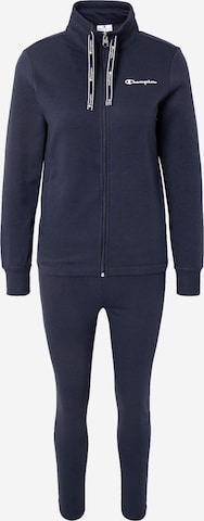 Champion Authentic Athletic Apparel Sweat suit in Blue: front