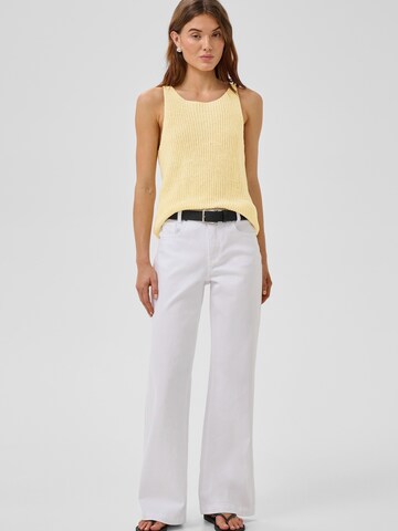My Essential Wardrobe Плетен топ 'DivaMW' в жълто