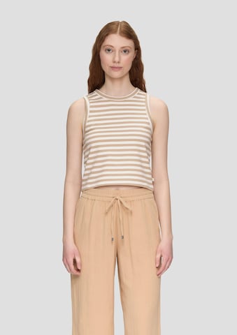 QS Top in Beige: Vorderseite