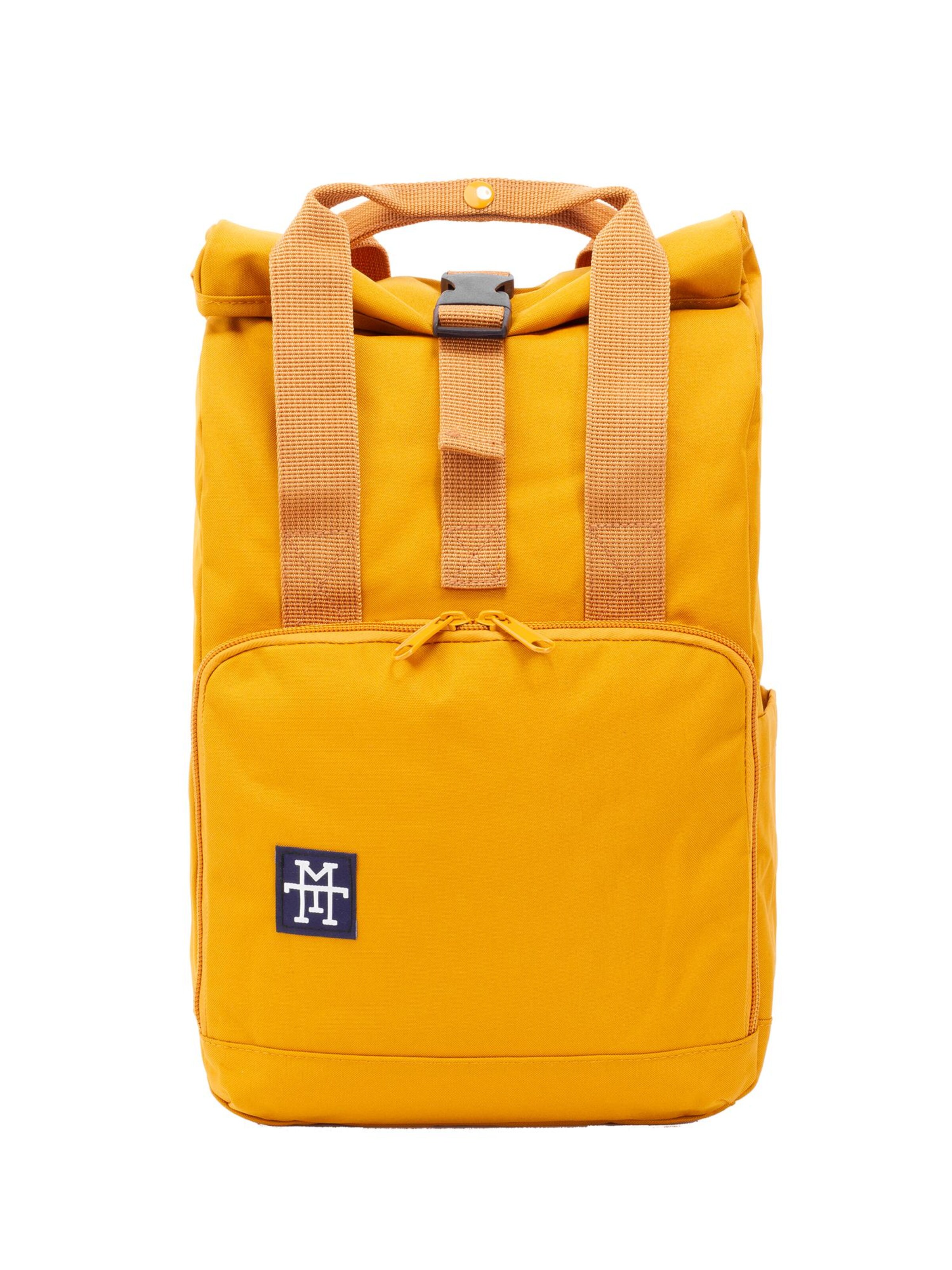 Manufaktur13 Backpack 'Mini Roll-Top DayPack' in Yellow: front