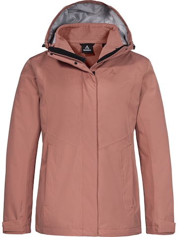 Schöffel Outdoorjas in Roze: voorkant