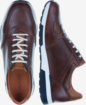 VANLIER Athletic Lace-Up Shoes ' Positano' in Brown