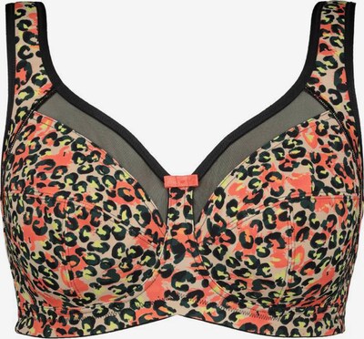 Reggiseno Ulla Popken di colore giallo / grigio / arancione / nero, Visualizzazione prodotti