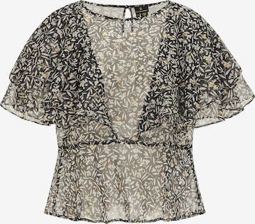 DreiMaster Klassik Blouse in Zwart: voorkant