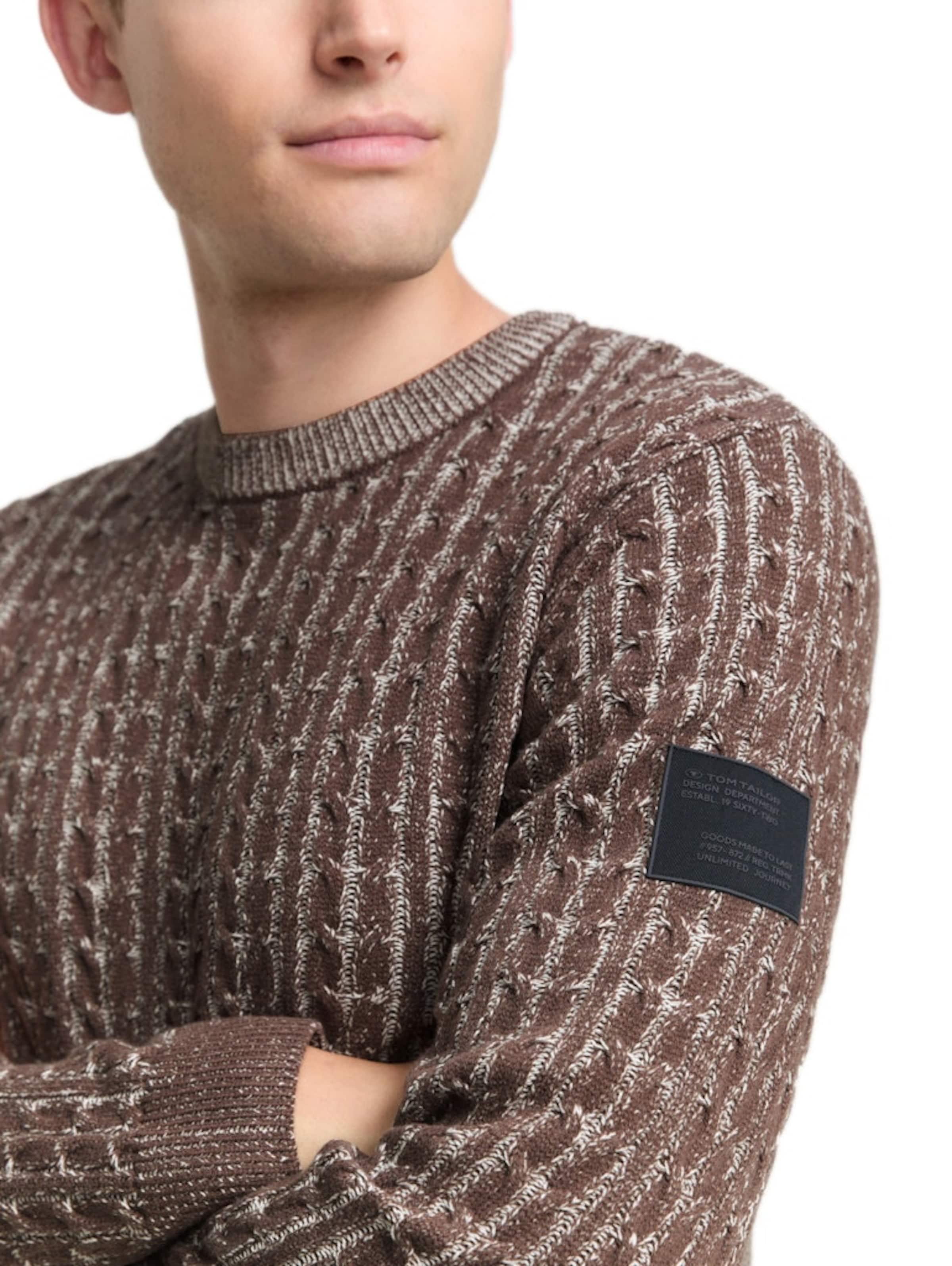 TOM TAILOR Свитер в Коричневый