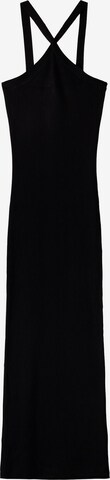 Bershka Knitted dress in Black: front