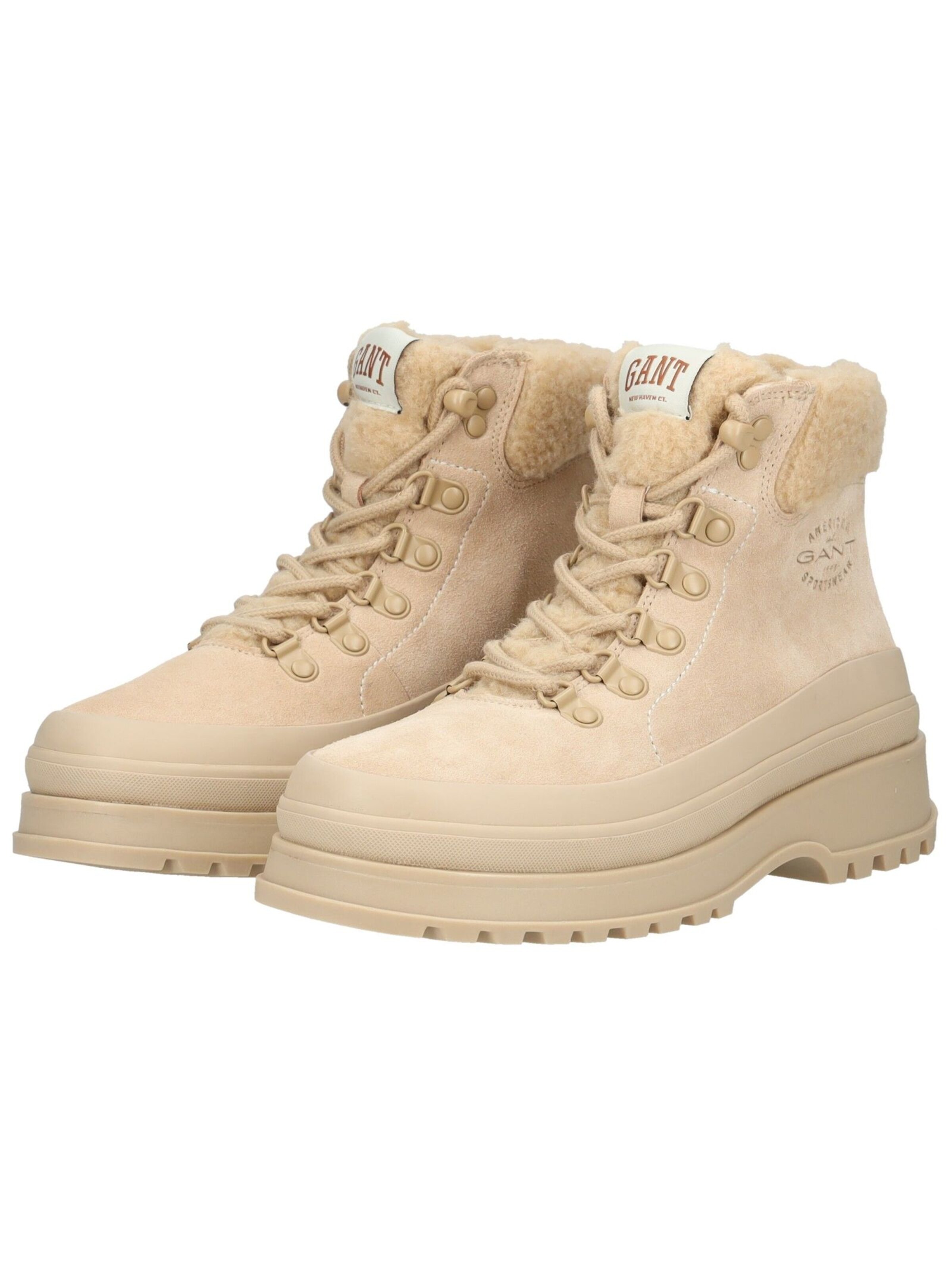 Bottines à lacets GANT en beige