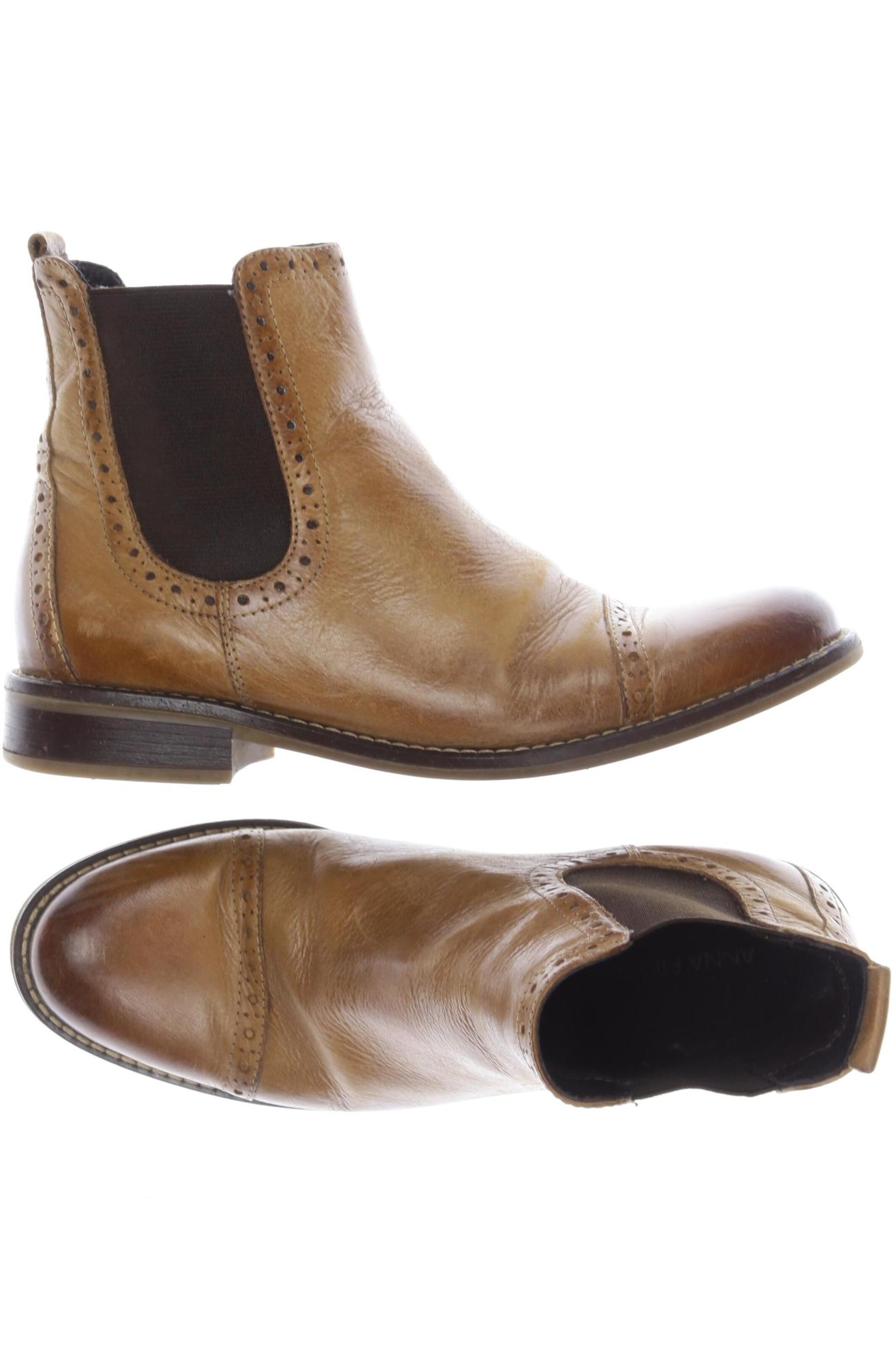 Anna Field Dress Boots in 37 in Brown: front