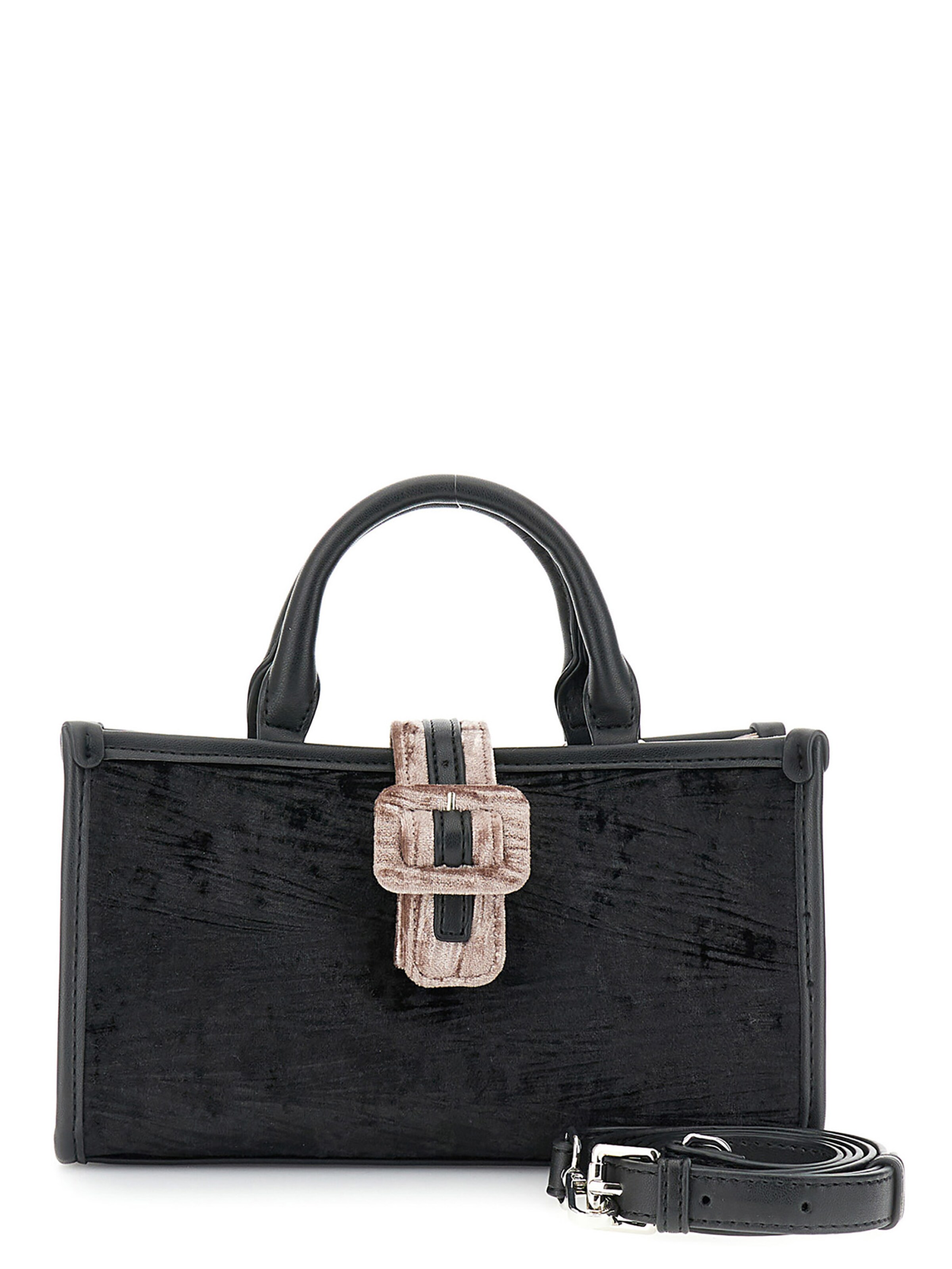 Borsa a tracolla di CAFè NOIR in nero: frontale