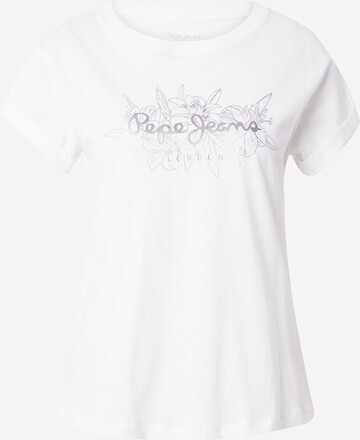 T-shirt 'HELEN' Pepe Jeans en blanc : devant