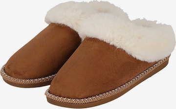 Apollo Clogs in Braun: Vorderseite