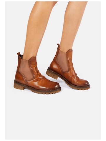 Chelsea Boots FELMINI en marron : devant