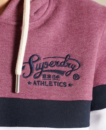 Superdry Sweatshirt 'Collegiate' in Purple