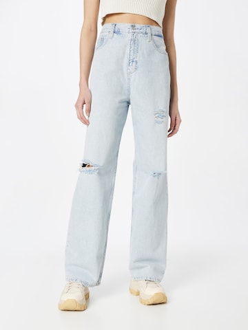 Calvin Klein Jeans Wide leg Τζιν σε μπλε: μπροστά