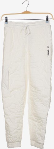ADIDAS PERFORMANCE Pants in XS in White: front
