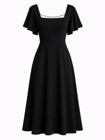Elena Athanasiadou Cocktail Dress 'Dress Butterfly Black' in Black: front