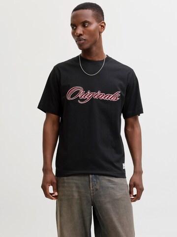 JACK & JONES Shirt 'JORNANTUCKET' in Zwart: voorkant