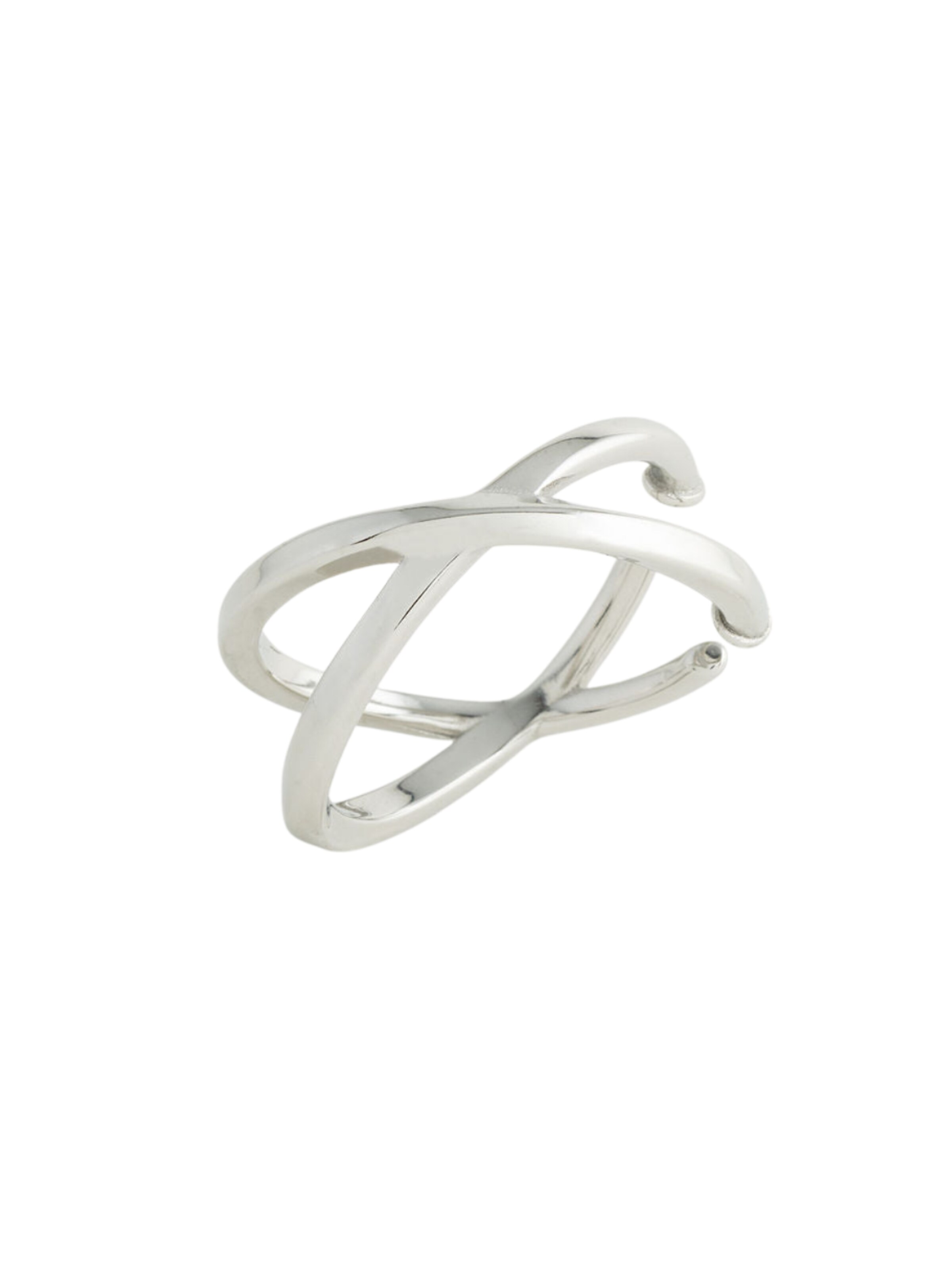 YParis - Pendientes 'Ear cuff Marlo S' en plata: frente