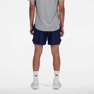 Regular Pantalon de sport new balance en bleu