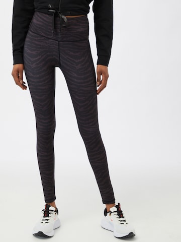 ENDURANCE Skinny Sportbroek 'Summer' in Lila: voorkant