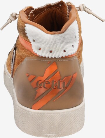 Cetti High-Top Sneakers in Brown
