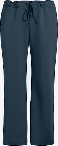 Ulla Popken Regular Broek in Blauw: voorkant