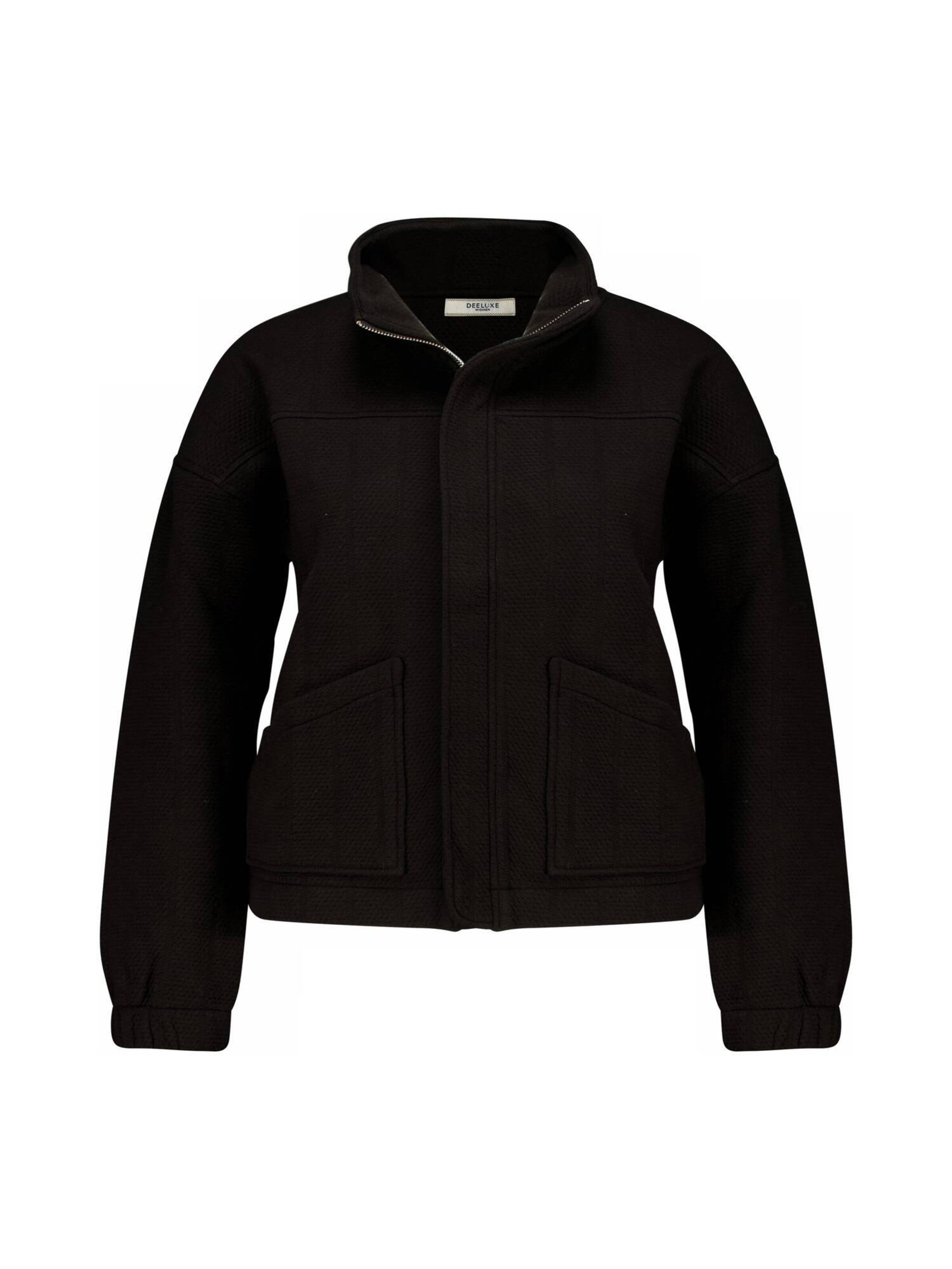 Deeluxe Jacke ' FABIANA ' in Schwarz: Vorderseite