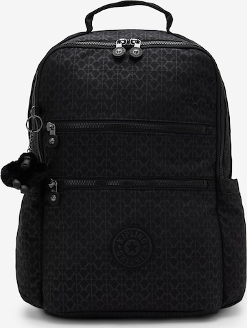 KIPLING - Mochila 'Biana' en negro: frente