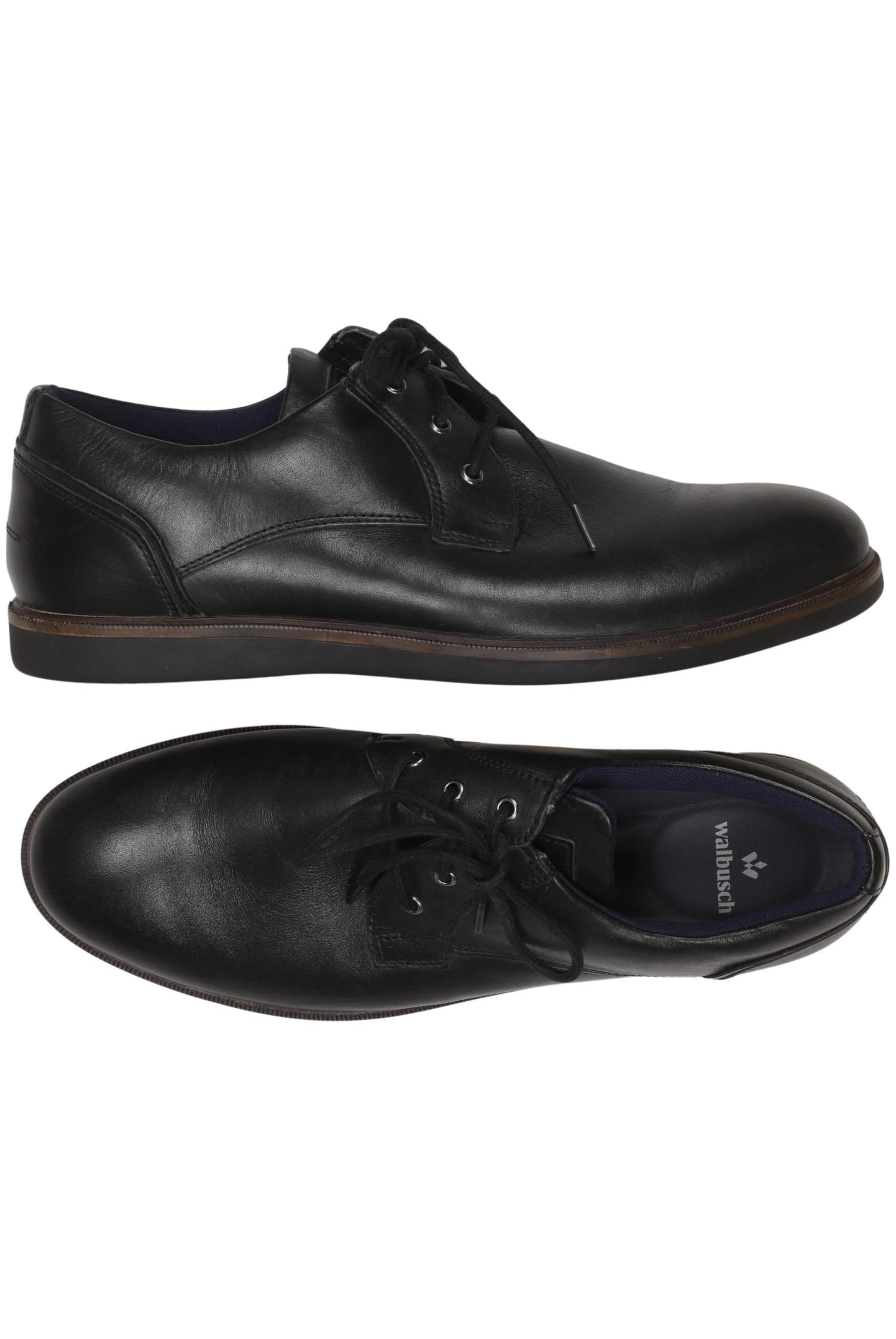 Walbusch Halbschuh 45 in Schwarz: Vorderseite