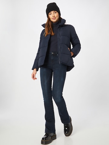 TOM TAILOR DENIM Winterjas in Blauw