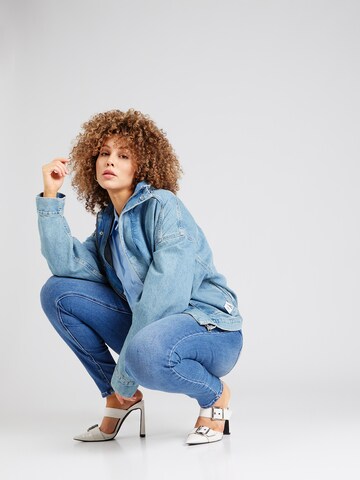 ONLY Carmakoma Skinny Jeans 'CARMILA' in Blue